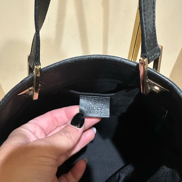 Gucci Black Padlock GG Coated Mini Canvas Tote - Picture 5 of 7